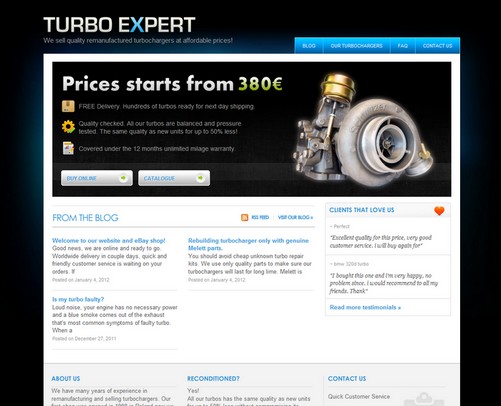 strona internetowa dla firmy turbo expert